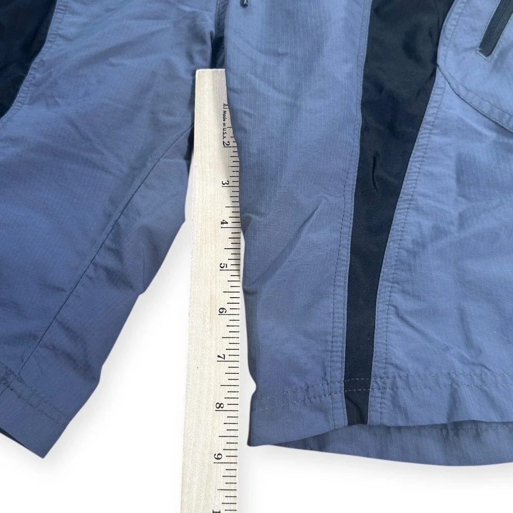 Santic‎ Cycling Shorts Mens XL Blue Gray Padded Chamois Zipper Pockets Biking
